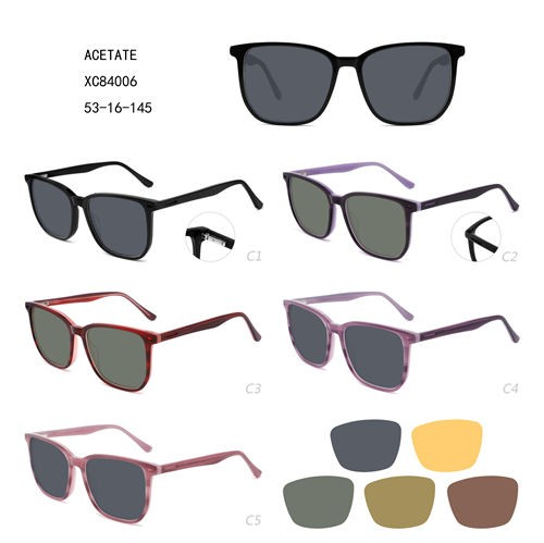 Factory source Mirrored Sunglasses - Acetate Lunettes De Soleil Colorful Hot Sale Oversize W34884006 – Mayya