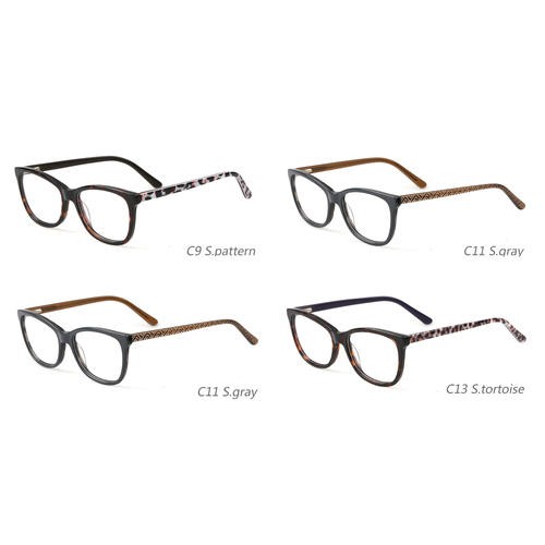 Top Suppliers Popular Eyeglass Frames - Acetate Optical Frames Colorful Eyeglasses W310936 – Mayya