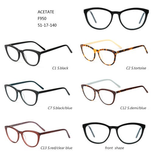 Acetate Optical Frames Colorful Eyeglasses W310950