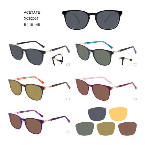 High Quality for Fishing Sunglasses - Acetate Women Lunettes De Soleil Fashion New Design W34882031 – Mayya