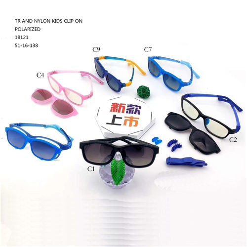 Amazon Hot Sale Kids TR And Nylon Polarized Clip On Sunglasses T53218121