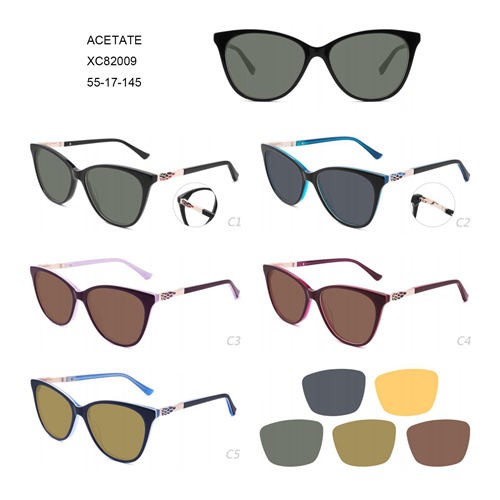 China Gold Supplier for Foldable Sunglasses - Cat New Design Women Lunettes De Soleil Acetate W34882009 – Mayya