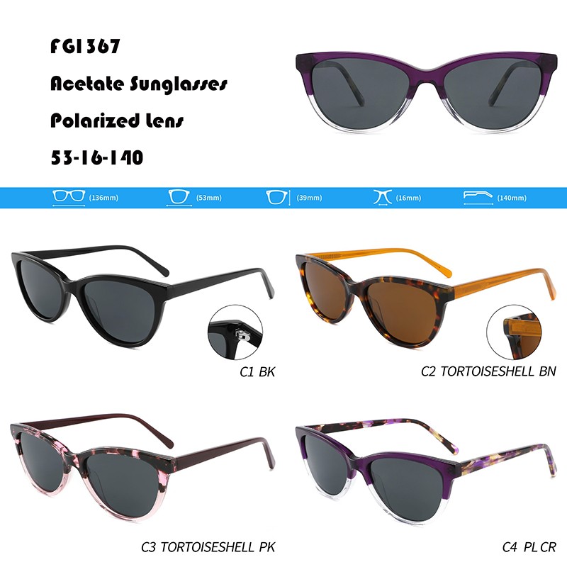 Factory directly supply Best Baseball Sunglasses - Color Block Acetate Sunglasses Factory W3551367 – Mayya
