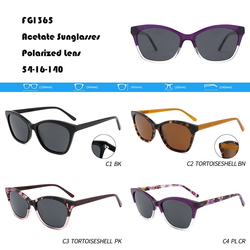 Cheap price Best Sunglasses - Color Block Acetate Sunglasses Manufacturer W3551365 – Mayya