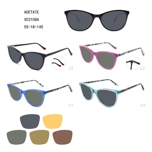Short Lead Time for Gooders Sunglasses - Colorful Acetate Fashion Lunettes De Soleil New Design W3483108 – Mayya