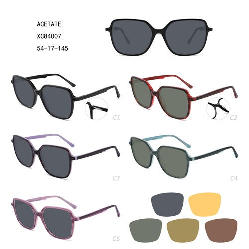 Discount wholesale Softball Sunglasses - Colorful Acetate Lunettes De Soleil Hot Sale Oversize W34884007 – Mayya