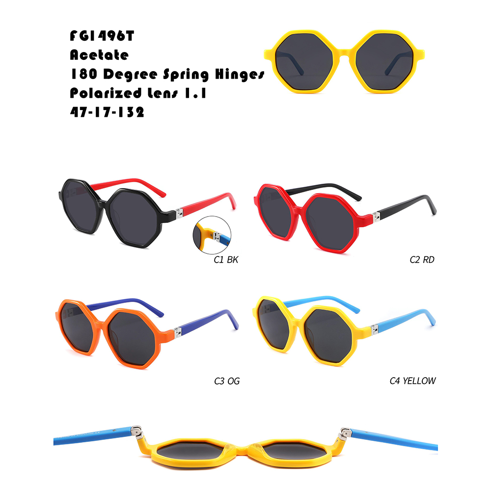 Wholesale Running Sunglasses Vendor –  Kids 180 Degree Spring Hinges Acetate Sunglasses W355281496T – Mayya