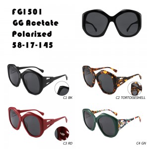 Irregular Oversized Acetate Sunglasses W355371501