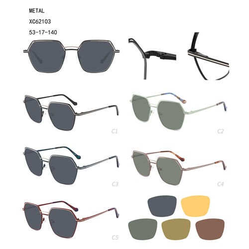 China Gold Supplier for Foldable Sunglasses - Fashion Amazon Metal Lunettes De Soleil Hot Model W34862103 – Mayya