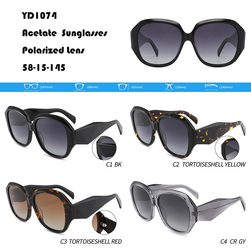 High Quality Pearl Sunglasses - Fashion Big Frame Acetate Sunglasses W3551074 – Mayya
