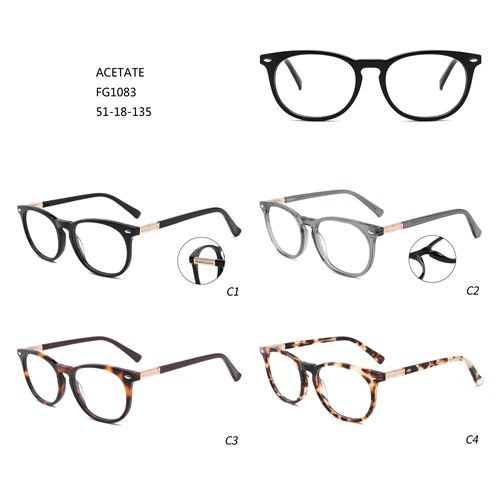 Factory Cheap Hot Kids Glasses Frames - Fashion Good Price Hot Sale Acetate Montures De Lunettes Acetate Eyeglasses W3551083 – Mayya