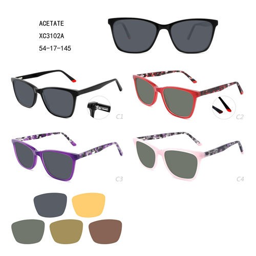 Fast delivery Oval Sunglasses - Fashion New Design Acetate Lunettes De Soleil W3483102 – Mayya