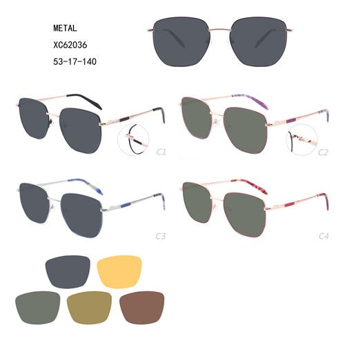 Factory wholesale Tinted Sunglasses - Good Price Metal Colorful Lunettes De Soleil Women W34862036 – Mayya