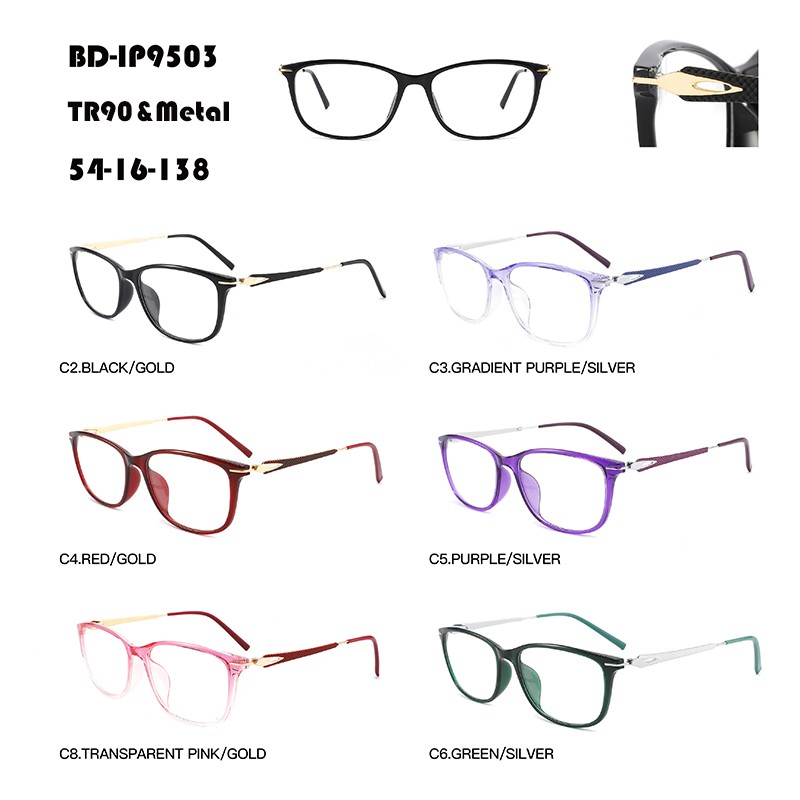 Gradient Color TR90 And Metal Eyeglasses W3679503