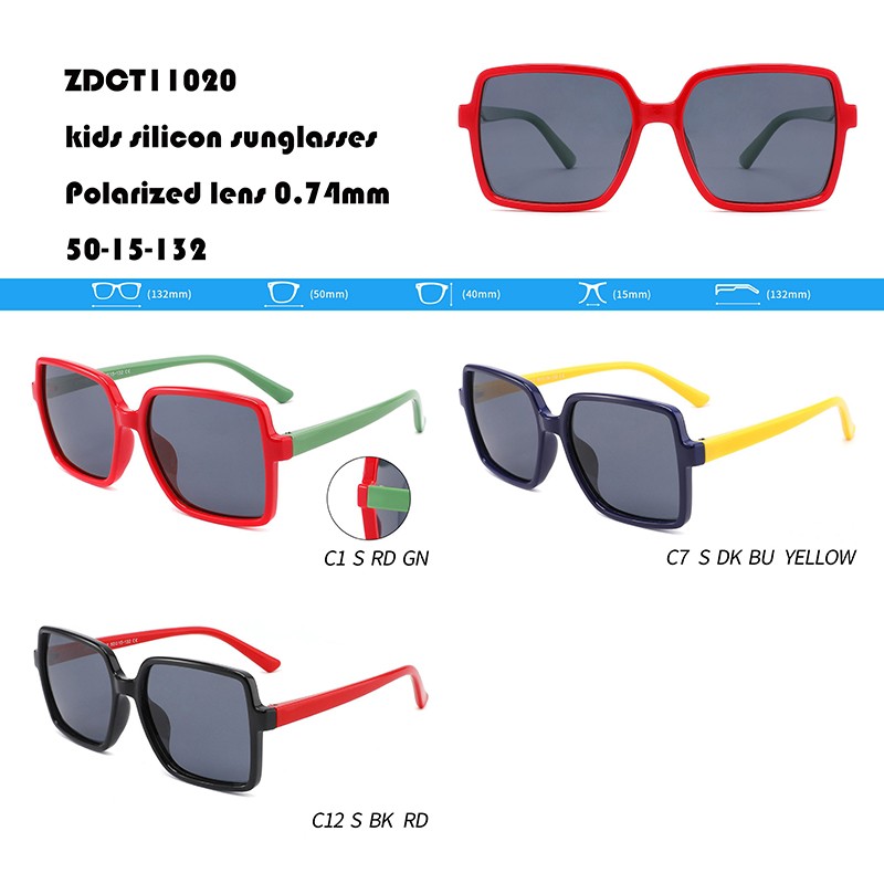 Professional China Best Designer Sunglasses - Hexagonal Silicone Kids Sunglasses Made In China W35511020 – Mayya