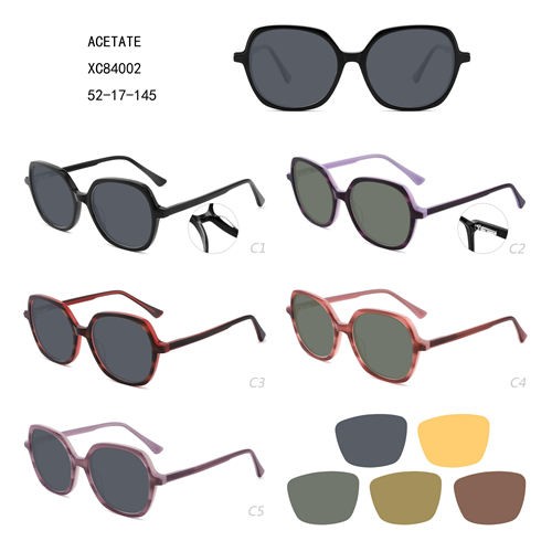 Hot-selling Sunglasses Bulk - Hot Sale Acetate Lunettes De Soleil Oversize Colorful W34884002 – Mayya