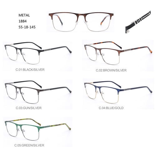 Professional China Eyeglasses Frame - Hot Selling Metal Stainless Steel Eyeglasses Eyewear With Optics Eyeglasses W3541884 – Mayya