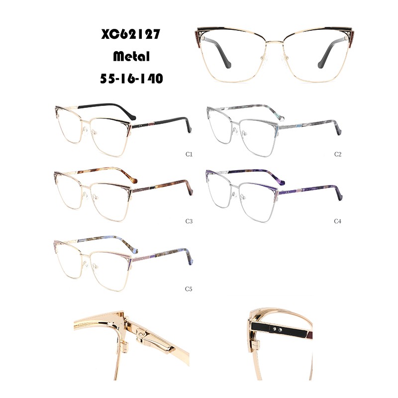 Reasonable price Spects Frames - Ladies Hollow Metal Glasses Frame W34862127 – Mayya