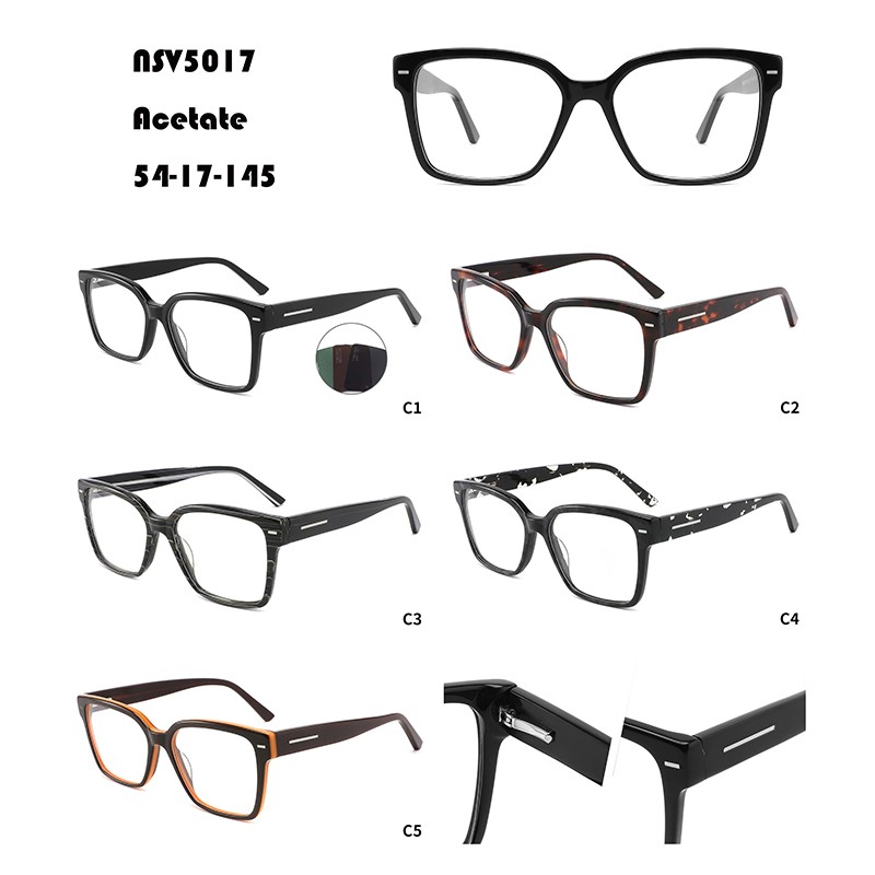 Good Quality Optical Frames - Large-frame Square Acetate Eyeglasses W3645017 – Mayya