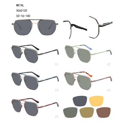 Fast delivery Oval Sunglasses - Luxury Metal Lunettes De Soleil Hot Model Special W34862120 – Mayya