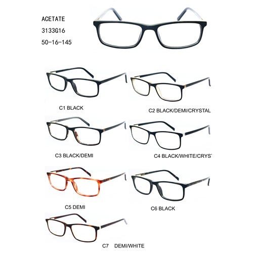 2022 Good Quality Optical Frame - Men Square Fashion Acetate Lunettes Solaires New Design W305313316 – Mayya