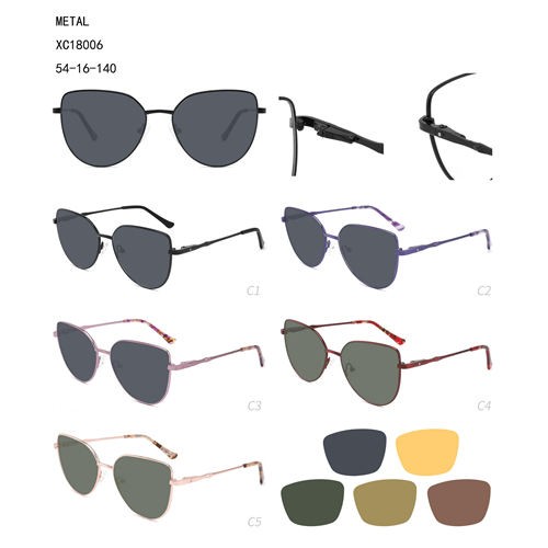 Cheap PriceList for Photochromic Sunglasses - Metal Colorful Lunettes De Soleil Oversize Fashion W34818006 – Mayya