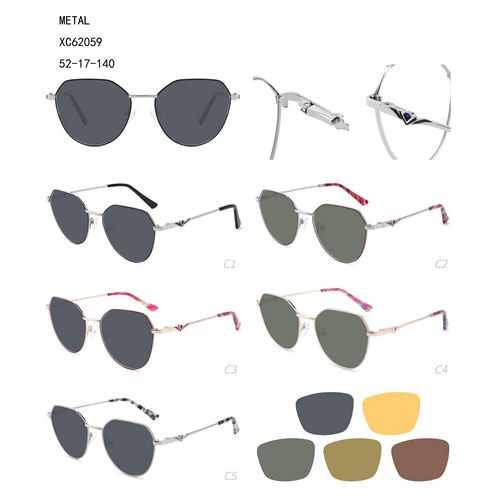 Wholesale Discount Hiking Sunglasses - Metal Fashion Amazon Hot Model Lunettes De Soleil W34862059 – Mayya