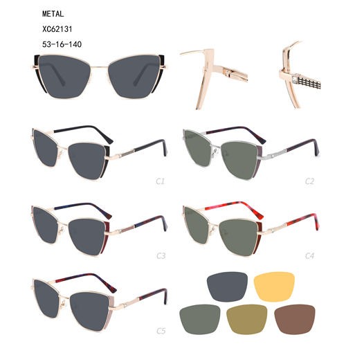 Top Suppliers Types Of Sunglasses - Metal Lunettes De Soleil Luxury Hot Model Special W34862131 – Mayya