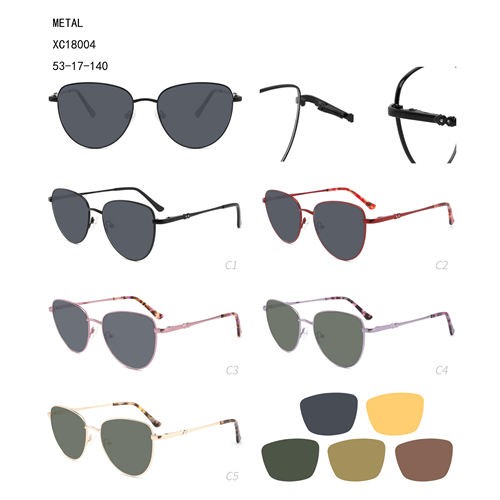Good Quality Personalized Sunglasses - Metal Lunettes De Soleil Oversize Fashion Colorful W34818004 – Mayya