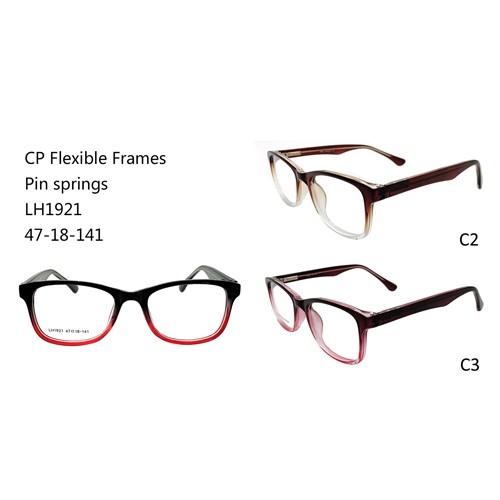 Wholesale Optical Frames Online –  Multi Colors CP Square Eyeglasses  W3451921 – Mayya
