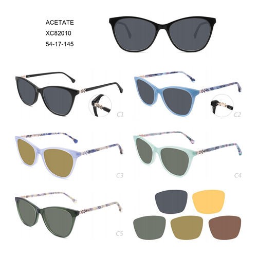 Reasonable price for Youth Baseball Sunglasses - New Design Women Lunettes De Soleil Acetate Oversize W34882010 – Mayya