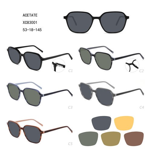 Factory Supply Teen Sunglasses - Oversize Colorful Acetate Lunettes De Soleil Hot Sale W34883001 – Mayya
