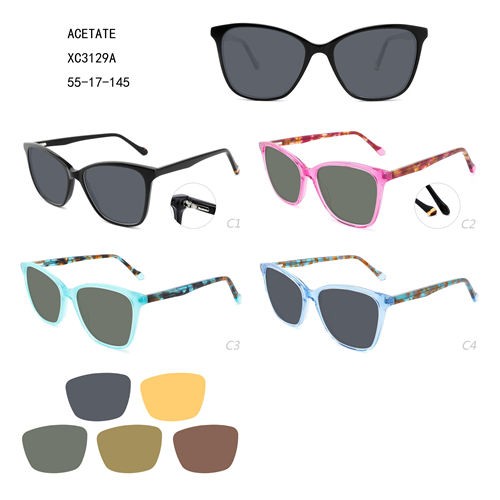 Personlized Products Non Polarized Sunglasses - Oversize Colorful Acetate Lunettes De Soleil Women W3483129 – Mayya