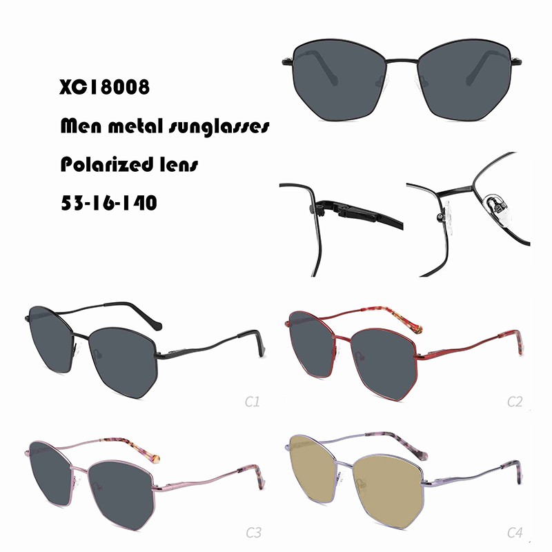 Well-designed Tortoise Shell Sunglasses - Polygonal Metal Sunglasses W34818008 – Mayya