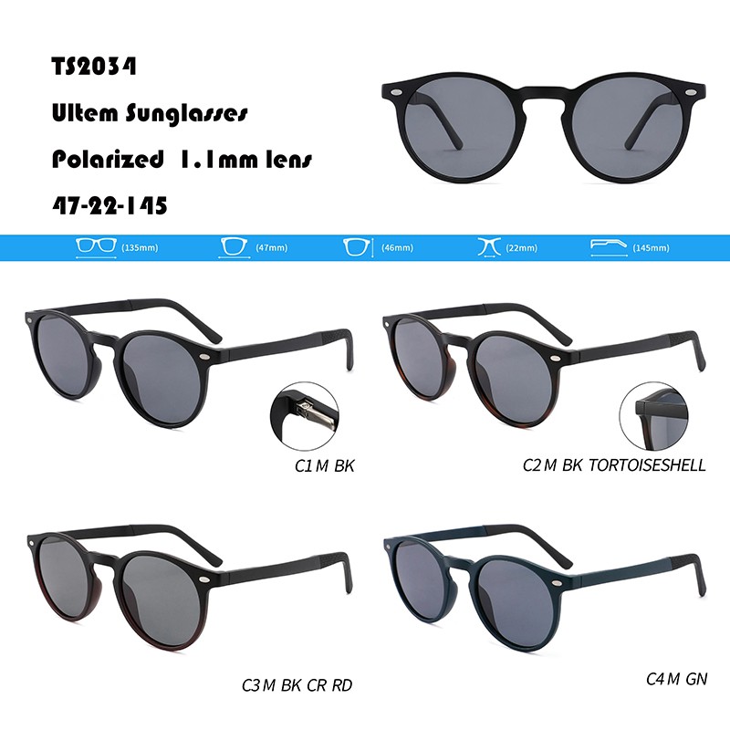 Manufactur standard Golf Sunglasses - Round Ultem Sunglasses W3552034 – Mayya