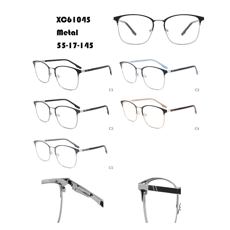 Wholesale Price Titanium Frame Glasses - Silver Gray Optical Frame W34861045 – Mayya