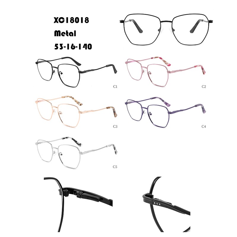 Factory Cheap Hot Kids Glasses Frames - Silver Metal Eyeglasses Frame In Stock W34818018 – Mayya