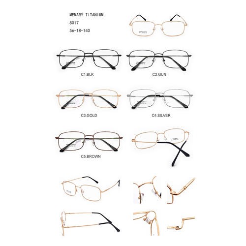 Wholesale Titanium Frame Glasses Store –  Special Frames Optical Memory Titanium Eyewear Square J10038017 – Mayya