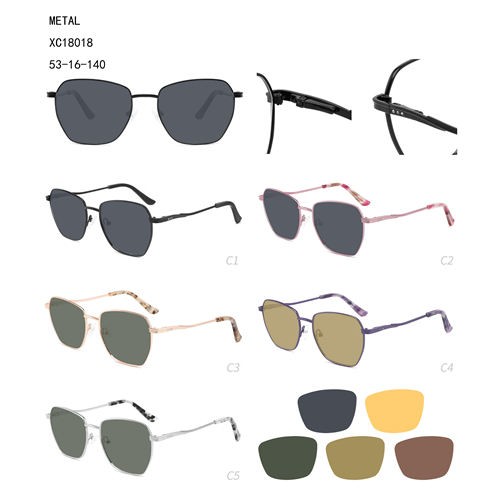 factory customized Prescription Sport Sunglasses - Special Metal Fashion Lunettes De Soleil Oversize W34818018 – Mayya