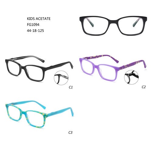 Chinese wholesale Designer Frames - Square Colorful Kids Fashion Good Price Eyeglasses Montures De Lunettes W3551094 – Mayya