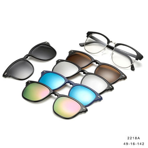 TR Clips On Sunglasses 5 In 1 Monobloc Lens T5252218