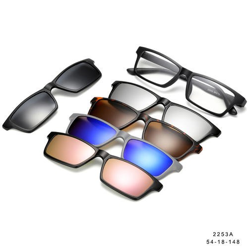 TR Clips On Sunglasses 5 In 1 Monobloc Lens T5252253