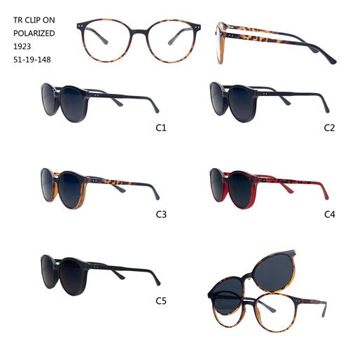 TR Round Frames New Design Good Price Clips On Sunglasses W3551923