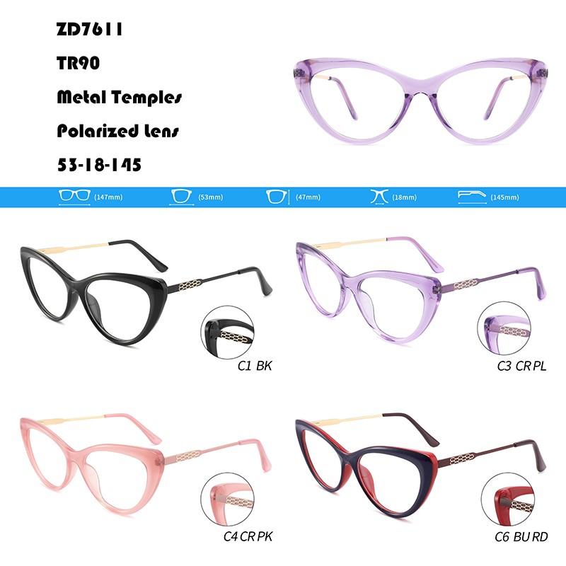 TR90 Metal Temples Optical Frame W3557611