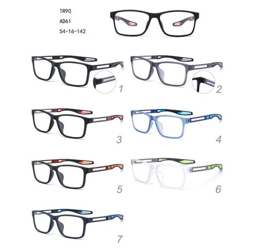 Manufactur standard Plastic Frame Glasses - TR90 New Design Colorful Sport Glasses Fashion W34561 – Mayya