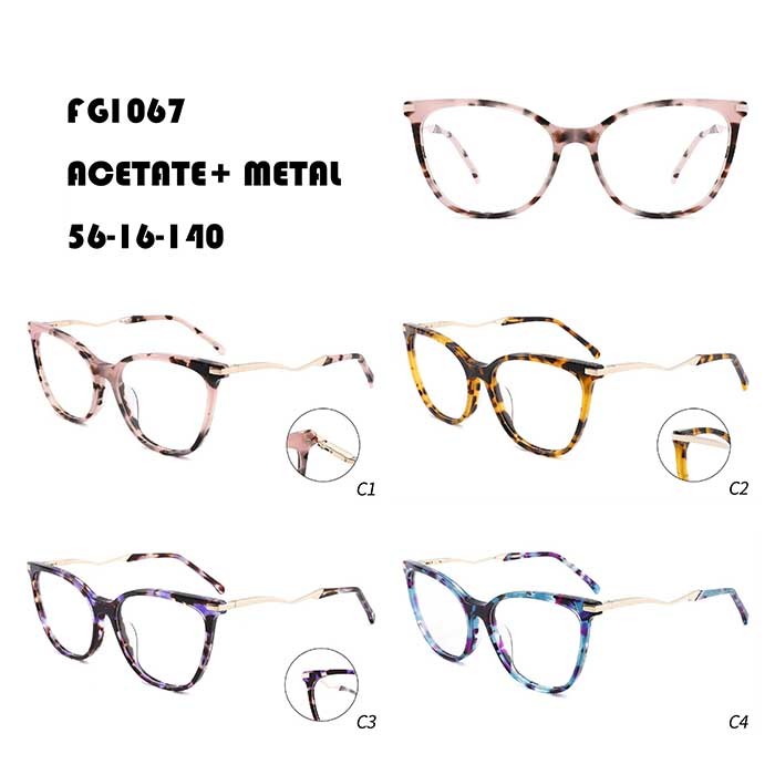 Wholesale Designer Glasses Frames - Transparent Acetate Glasses W3551067 – Mayya