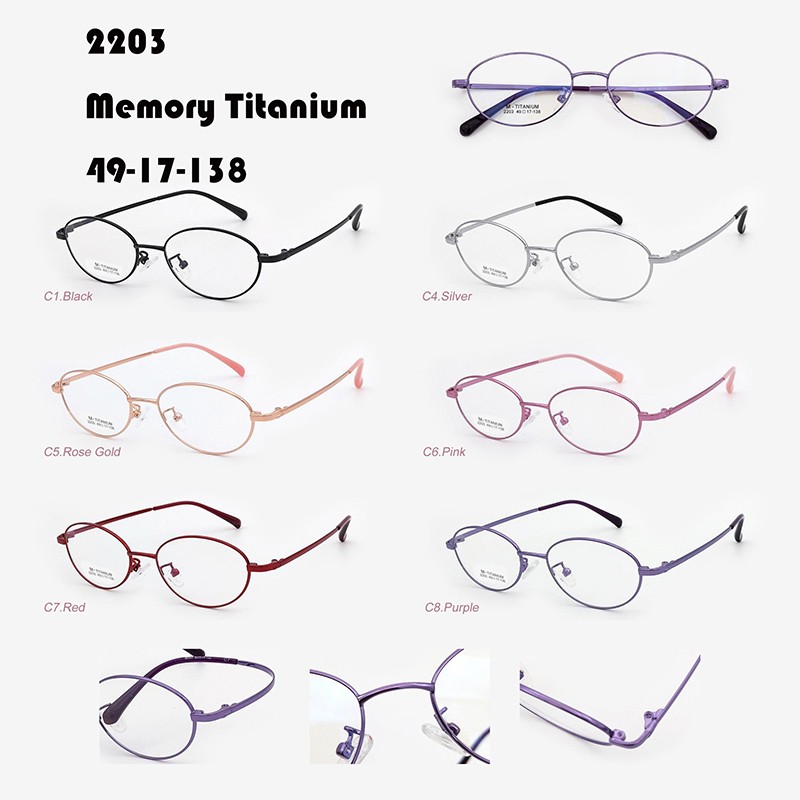 2022 wholesale price Spectacle Frames - Ultralight Memory Titanium Glasses Frame J10032203 – Mayya