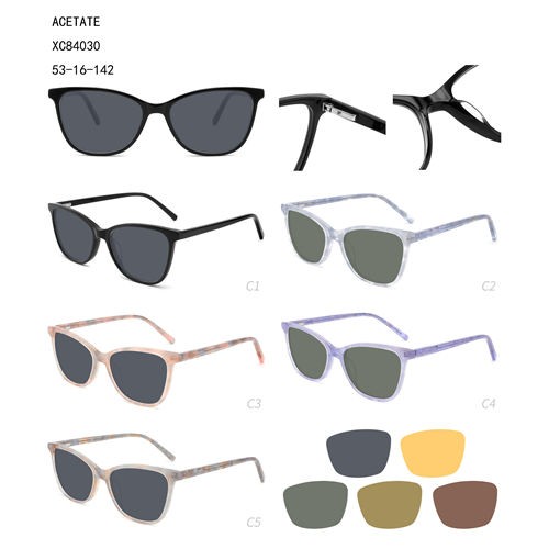 Factory wholesale Tinted Sunglasses - Women Acetate Lunettes De Soleil Colorful Cat Special W34884030 – Mayya