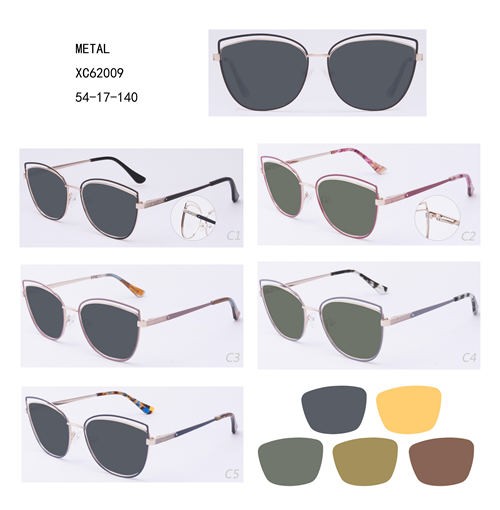 Reliable Supplier Folding Sunglasses - Women Colorful Special Lunettes De Soleil Metal W34862009 – Mayya