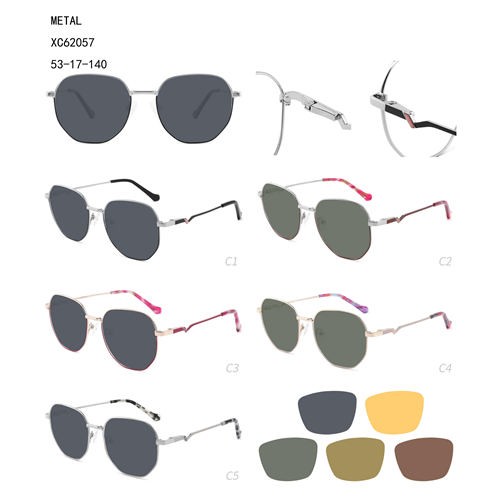 Factory For Bulk Sunglasses - Women Lunettes De Soleil Metal Fashion W34862057 – Mayya
